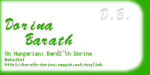 dorina barath business card